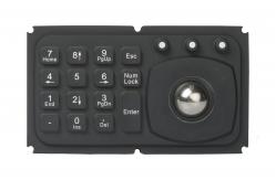 China Waterproof Silicone Industrial Pointing Device Ruggedized In Black supplier