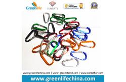 China Space Aluminum Top Quality Black/Red/Yellow Lockable Snap Carabiners supplier