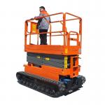 200kg 4m-6m Crawler Scissor Lift Hydraulic Self Propelled Lifting Platform