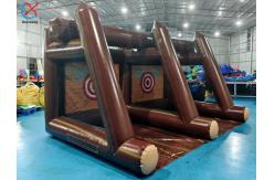 China Factory Commercial Interactive Inflatable Axe Sport Game Inflatable Shot Game supplier