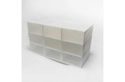 China ODM Foldable Household Shoe Box Multiscene Use Stackable Assembled Space Saving supplier