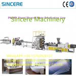 ABS PS PC PET PMMA PP Single Layer Sheet Extruder Machine Production Line for sale