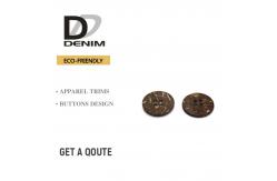 China Customized Eco - Friendly Coconut Bulk Buttons 2 / 4 Holes Nature supplier