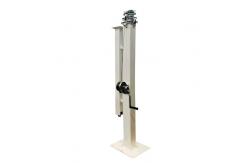 China Hand Crank Telescoping Mast  6m 7m Customized Height Lighting Pole supplier
