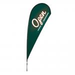 Feather Display Sign Teardrop Beach Flag Custom Logo Printing for sale