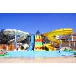 Water Park Swimming Pool Amusement Fiberglass Water Slide Supplies for sale