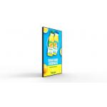 55 2500 nits Ultra slim 55mm thickness window display screen with Android OS built in for sale
