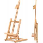 25H Basic Tabletop Easel H Frame Sturdy Desktop Pine Wood Art Easel Adjustable for sale