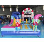 Factory Inflatable Colorful Candy Inflatable House And Slide Jumping Castle for sale