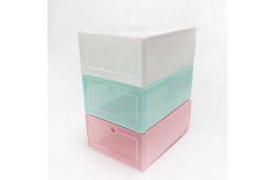 China Odorless Detachable Household Shoe Box Square PP Plastic Multiscene Use Practical supplier