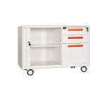RAL Color Steel Mobile Pedestals With Drawers Commercial Furniture for sale