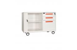 China Commercial Cushion 3 Drawer Metal Pedestal mobile office caddy supplier