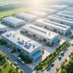 Light Prefabricated Factory Building Design Steel Structure Workshop Metal Warehouses for sale