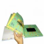 Multipages LCD Video Book a5 size 1024x600 Resolution for Promotional for sale