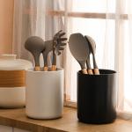 Cylinder LFGB Tall Ceramic Mug Without Handle Tableware Accessories