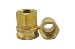 China Water Pipe System 1-1/2'' Brass Straight Coupling supplier