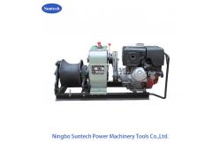 China Capacity 50KN Cable Winch Puller 5 Ton Fast Speed Diesel Wire Rope Winch supplier