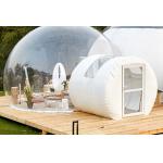China Round Recyclable Inflatable Bubble Tent Dia 15m Outdoor Transparent Tent for sale