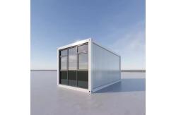 China 20ft Ready-to-Use Prefab Steel And Wooden Container House Detachable Modular Office supplier