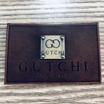 Eco Friendly custom leather patches Shiny Metal Logo For Cowboy Clothing for sale