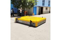 China Easily Moved 4 Tons Industrial Trackless Transfer Trolley With Motorized Battery supplier