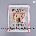 Outdoor Sports PE CPE Double Layer Rope Backpack Bag Plastic Drawstring Bags for sale