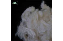 China High Elongation 60mm Flame Retardant Polyester Fiber For White Non Woven Fabric supplier