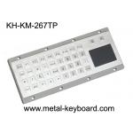 Industrial Metal Panel Mount Keyboard with Touch pad , Ruggedized Keyboard for sale