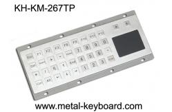China Industrial Metal Panel Mount Keyboard with Touch pad , Ruggedized Keyboard supplier