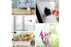 China Feather Puzzle Wand Cat Toy Interactive With Bell For Kitty supplier