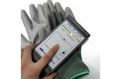China Seamless Knitted ESD PU Palm Fit Gloves With Polyester Liner supplier