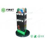 Custom CDU Recyclable Retail Cardboard Counter Stand Table Display With Pegs Hooks