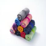 Wholesale Microfiber Polyester Bath Towel Quick Dry Absorbent Swimming Microfiber Sport Towel Couple Tie Dye Embroidered Vacation Towel 50x100cm for sale