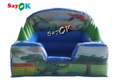 China Dinosaur Themed Backyard Inflatable Ball Pit Pool With Air Blower supplier