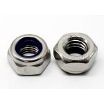 DIN 985 Standard Hexagon Lock Nut Prevailing Torque Type With Nylon Insert for sale