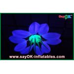 Party 2m Dia Inflatable Lighting Decoration Flower Shape Durable