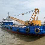 20T Floating Barge Crane for sale