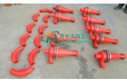 China Desilter Cyclone DN100 Derrick Shaker Parts TR Solids Control supplier