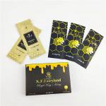 Aluminum Foil Wrappers Packages For Male Enhancements Royal Honey Metallic Color Pouches Custom Printing Honey Packets for sale