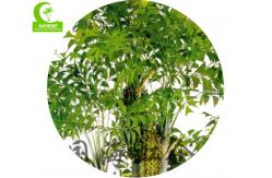 China Green Fishtail Palm 350cm Height Artificial Foliage Tree Large Size supplier