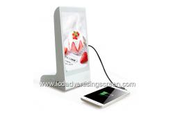 China 8 Inch Desktop TFT LCD All In One Kiosk With Mobile Phone Charger supplier
