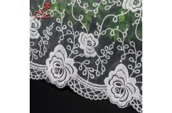 China Pollution - Free Underclothes Embroidered Lace Trim For Sensitive Skin supplier