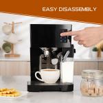 1240W Automatic Milk Frother Coffee Machine Double Semi Automatic Espresso Machine