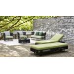 Round White Wicker Outdoor Rattan Daybed Lounge Furniture for sale