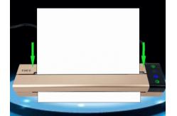 China Android Barcode Printer Machine 200dpi Thermal Tattoo Stencil Printer supplier