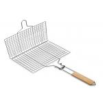 Multifunctional Stainless Steel 316 BBQ Fish Grill Rack With Handle for sale