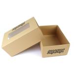 Recycled Cardboard Eco Conscious Eco Friendly Packaging Box Vinyl Window for sale