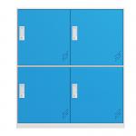 Blue Metal Office Storage Personal Bag Small Cabinet Locker for sale