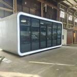 Modern Comfortable Apple Cabin House Integrated Ceiling Dry-Wet Separation Bathroom for Spacious Living for sale
