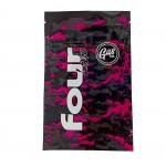 Custom Child Resistant Zipper Pouch Weed Packaging Bag With Window For Marijuana for sale